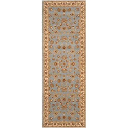 Hand-tufted Primeval Blue Oriental Rug (2'8 x 7'7)