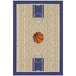 Sports Time Basketball Rug (3'3 x 5')