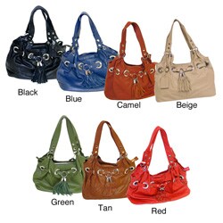 Donna Bella Designs 'Zara' Leather Tote Bag