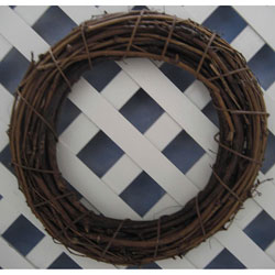Decorative 15-inch Dried Vine Wreaths (Case of 24)