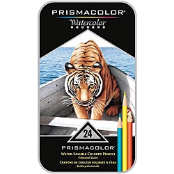 PrismaColor 24-piece Watercolor Pencil Tin
