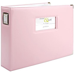 Pebbles Share & Tell Baby Pink 12x12-inch Photo / Scrapbooking Album