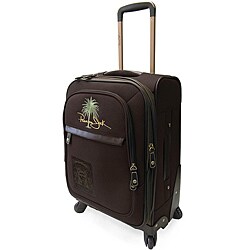 Panama Jack Vintage 20-inch Brown Expandable Carry-on