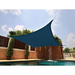 Medium Square Blue Sail Sun Shade