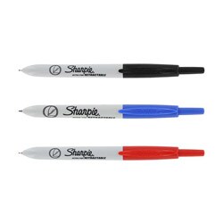 Sharpie Retractable Ultra Fine Permanent Markers (Case of 36)