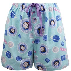 Leisureland Women's Space Monkey Boxer Shorts