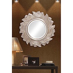 Antique Silver Leaf 35-inch Premium Mirror