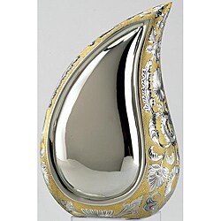 Teardrop of Love Two-tone Adult Brass Urn