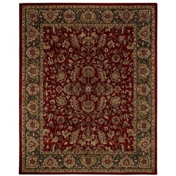 Handmade Delhi Red New Zealand Wool Rug (6' x 9')