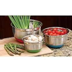 Cook Pro Inc 3-piece Silicon non-skid Base Mixing Bowl Set