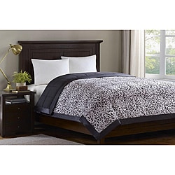 Softspun Leopard Print Full/ Queen-size Down Alternative Blanket