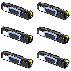 Lexmark E250A21A Compatible Black Toner Cartridges (Pack of 6)