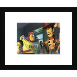 Disney 'Buzz Lightyear and Woody' Framed Art Print