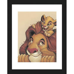 Disney 'Simba and Mufasa - My Father, My Friend' Framed Print