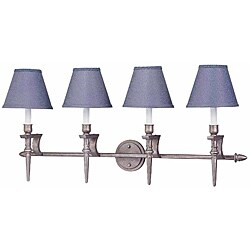 Coventry Series 4-light Pewter Vanity