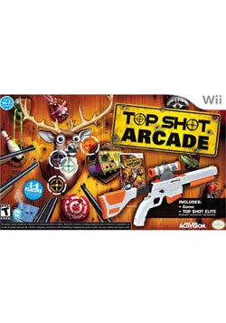 Wii - Top Shot Arcade with Gun - By Activision