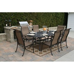 Westin 7-piece Bronze Cast Aluminum Outdoor Dining Set