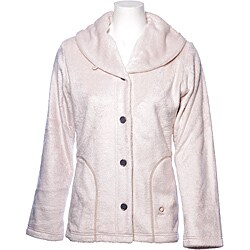 Ojai Clothing Women's Extra Small Oatmeal Koala Shawl Collar Jacket