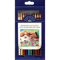 Pro Art Fantasia 10-piece Blendable Color Pencil Set