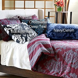 Havana Reversible 3-piece Full/ Queen-size Duvet Cover Set