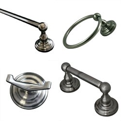 Boulder Antique Nickel 4-piece Bath Set 