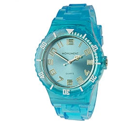 Monument Unisex Blue Jelly Interchangeable Fashion Watch