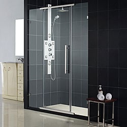 DreamLine Vitreo Glass 58x76-inch Frameless Swing Shower Door