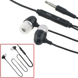 SKQUE Stereo Headset with Mic for Cell Phones and MP3 Players