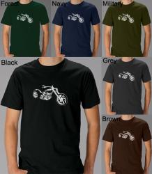 Los Angeles Pop Art Men's 'Motorcycle' Shirt