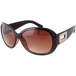 XOXO Women's Brown Horn Subway Sunglasses