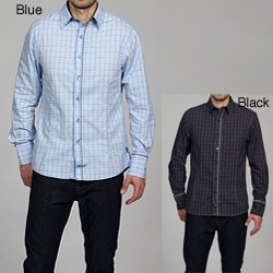 English Laundry Men's Wickersly Woven Shirt