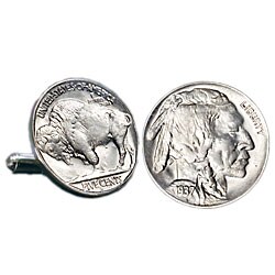 American Coin Treasures Buffalo Nickel Cuff Links