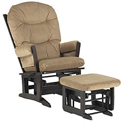 Dutailier Ultramotion Hardwood Glider and Ottoman