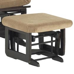 Dutailier Ultramotion Modern Light Brown Microfiber Glider Ottoman
