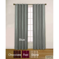  Dakota Faux Suede Blackout Curtain 63-inch Panel Pair
