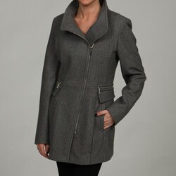 Laundry Women's Asymmetrical Zipper Coat