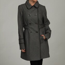 Esprit Women's Double Breasted Belted Coat