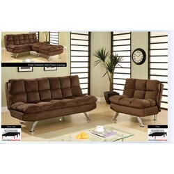 Morina 2-piece Microfiber Sofa/ Sofabed and Chair Set