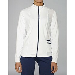 Pure Lime Women's White Mesh Panel Jacket