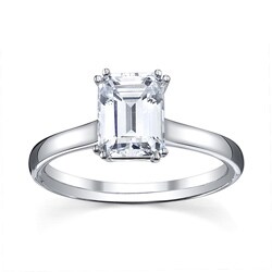 14k White Gold 1ct TDW Diamond Solitaire Engagement Ring (I, SI1)