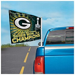 Green Bay Packers Super Bowl Champion Truck Flag