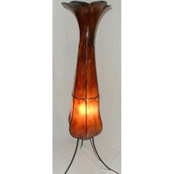 Moroccan Flower Leather Lamp (Morocco)