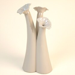 Flower Pearl Cream Bouquet Vase 