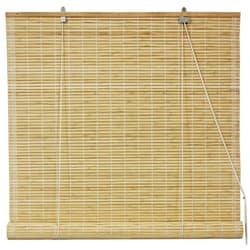 Bamboo Natural Roll-up Window Blinds (72 in. x 72 in.) (China)