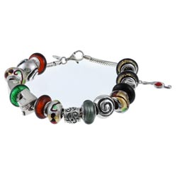 Signature Moments Sterling Silver Music Lover Theme Bracelet