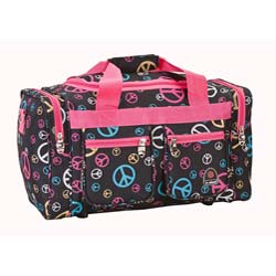 Rockland Bel-Air 19-inch Peace Sign Carry On Duffel Bag