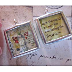 Anna & Rose 'Silly Diet Fairy' Necklace