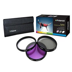 3-piece Polaroid Optics 58mm Filter Set