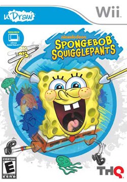 Wii - Spongebob Squigglepants (uDraw) - By THQ