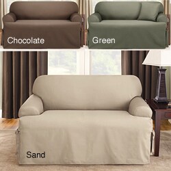 Logan T-cushion Sofa Slipcover